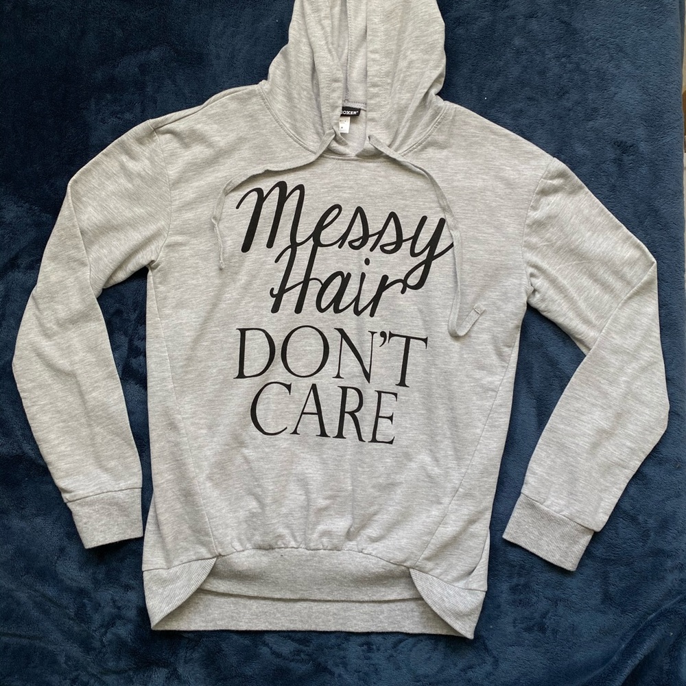 Messy Hair Don’t Care Hoodie